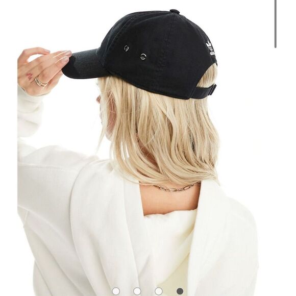Adidas Originals Unisex Black Relaxed Mini Logo Cap Adjustable - Picture 11 of 11